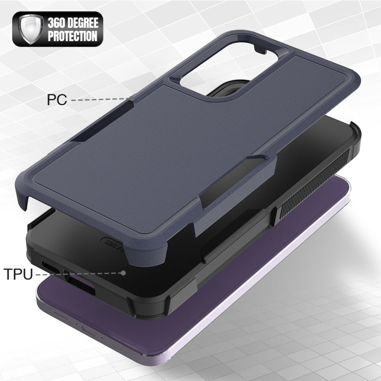 For Samsung Galaxy S24 FE 5G 2 in 1 PC + TPU Phone Case