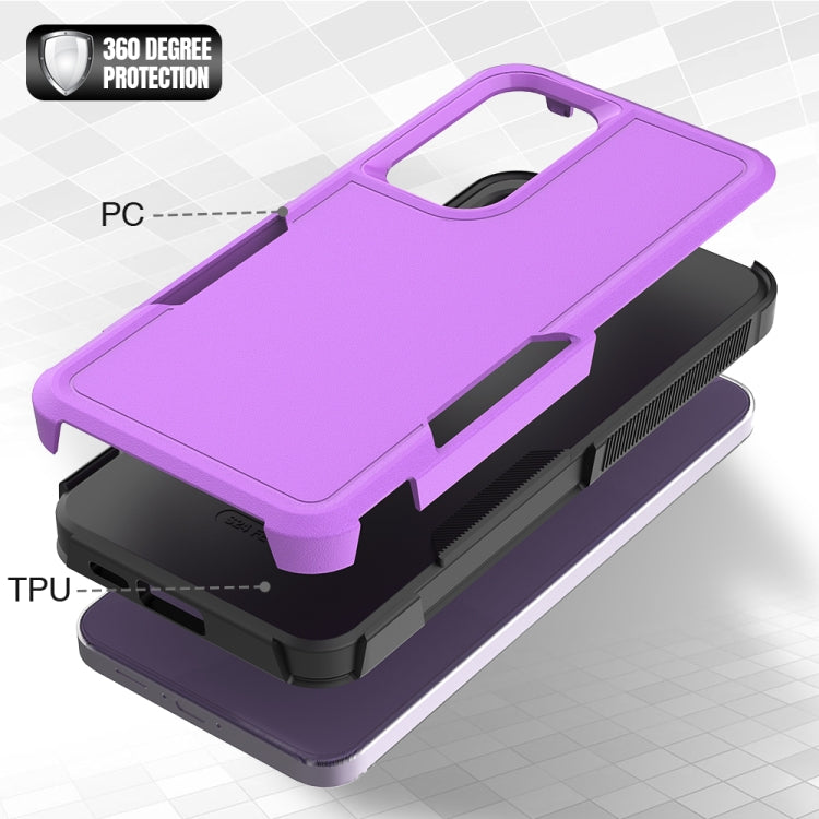 For Samsung Galaxy S24 FE 5G 2 in 1 PC + TPU Phone Case