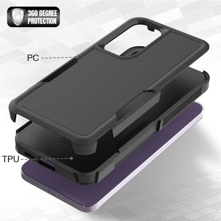 For Samsung Galaxy S24 FE 5G 2 in 1 PC + TPU Phone Case