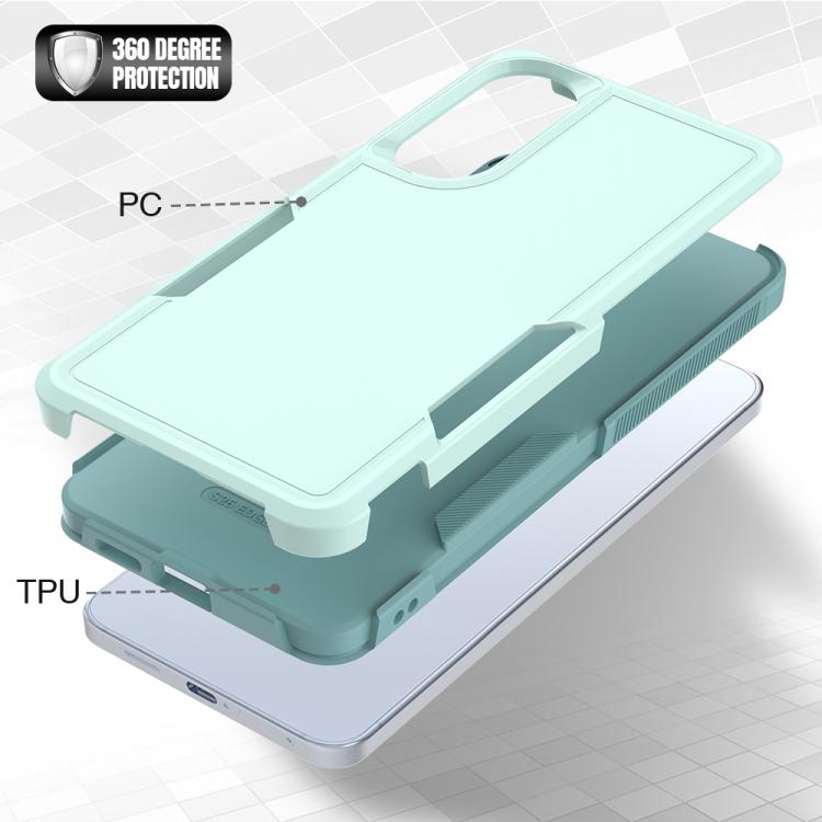 For Samsung Galaxy S25 Edge 5G 2 in 1 PC + TPU Phone Case