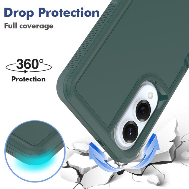 For Samsung Galaxy S25 Edge 5G 2 in 1 PC + TPU Phone Case