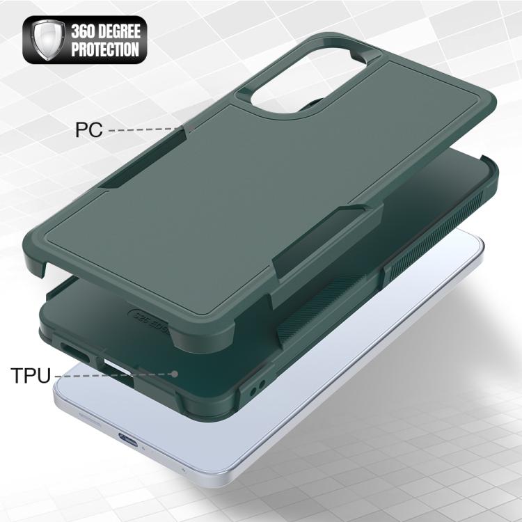 For Samsung Galaxy S25 Edge 5G 2 in 1 PC + TPU Phone Case