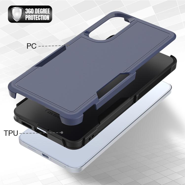 For Samsung Galaxy S25 Edge 5G 2 in 1 PC + TPU Phone Case
