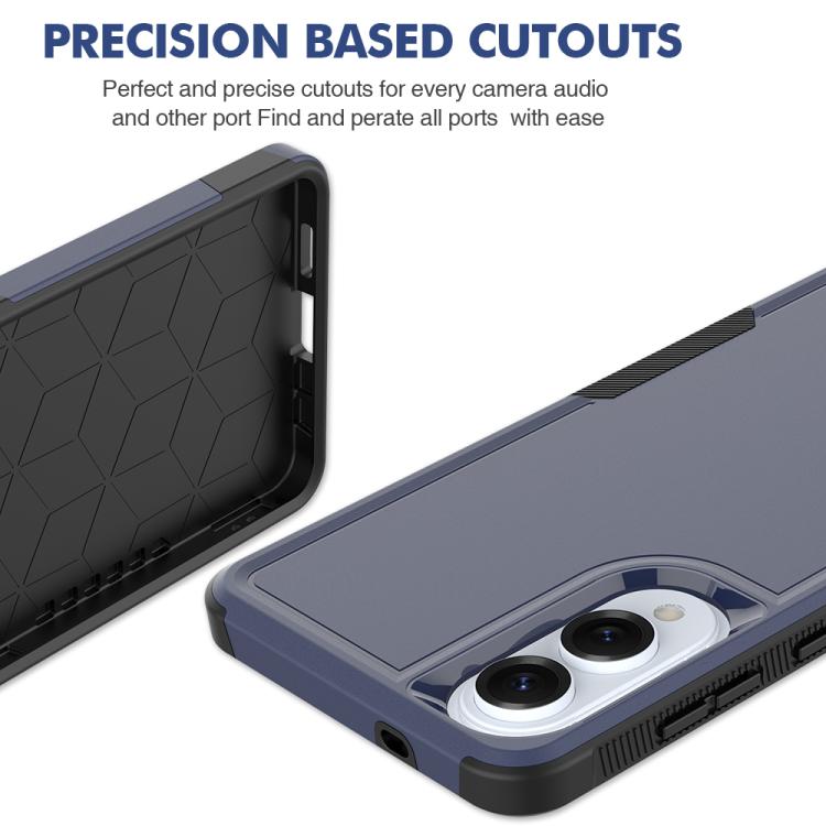 For Samsung Galaxy S25 Edge 5G 2 in 1 PC + TPU Phone Case