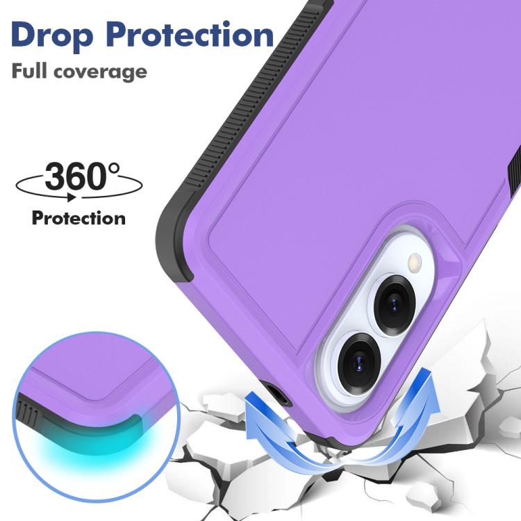 For Samsung Galaxy S25 Edge 5G 2 in 1 PC + TPU Phone Case
