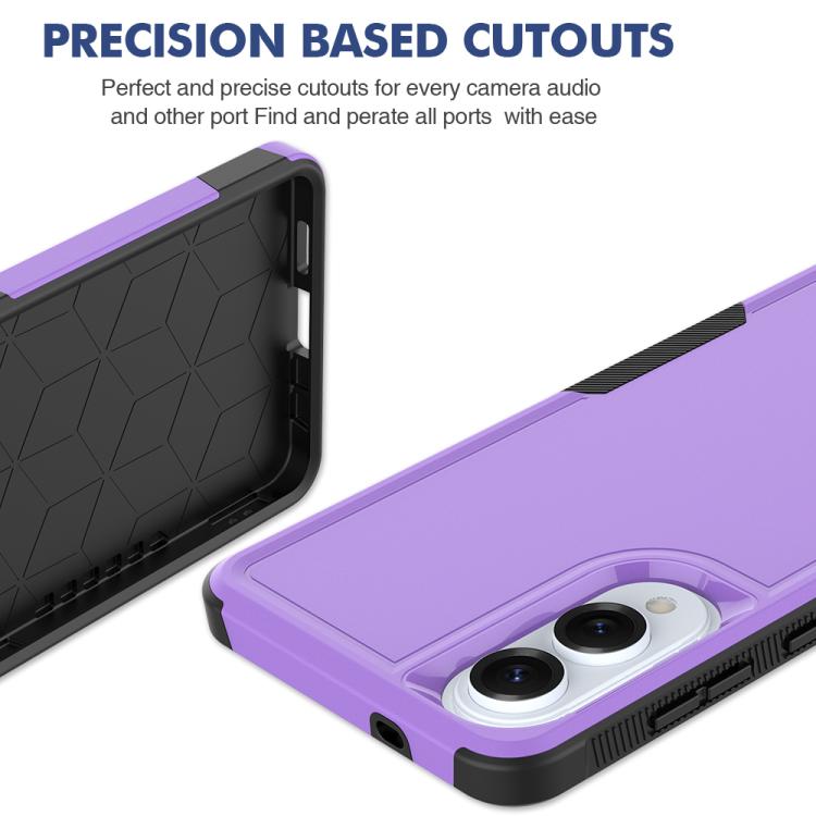 For Samsung Galaxy S25 Edge 5G 2 in 1 PC + TPU Phone Case