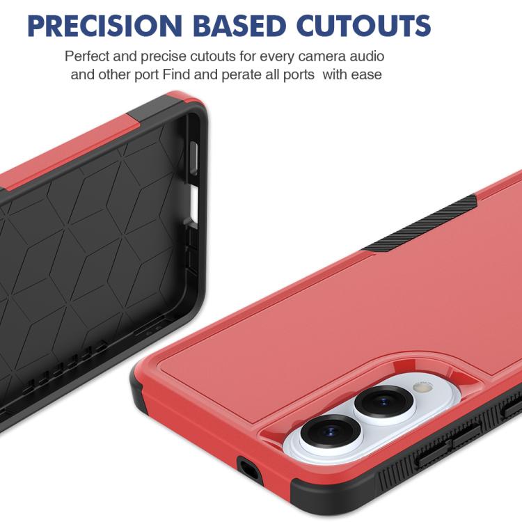 For Samsung Galaxy S25 Edge 5G 2 in 1 PC + TPU Phone Case