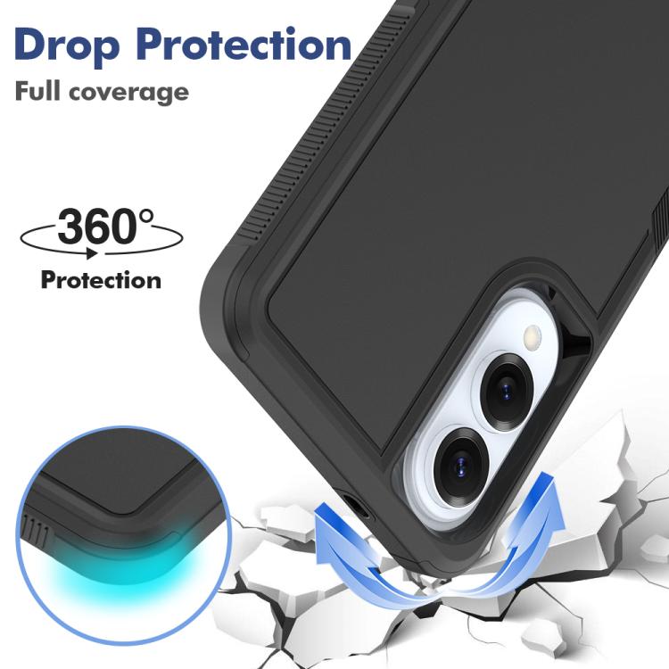 For Samsung Galaxy S25 Edge 5G 2 in 1 PC + TPU Phone Case