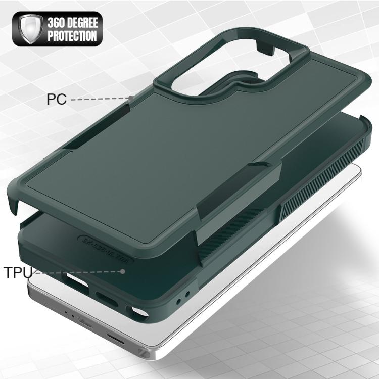 For Samsung Galaxy S26 Ultra 5G 2 in 1 PC + TPU Phone Case