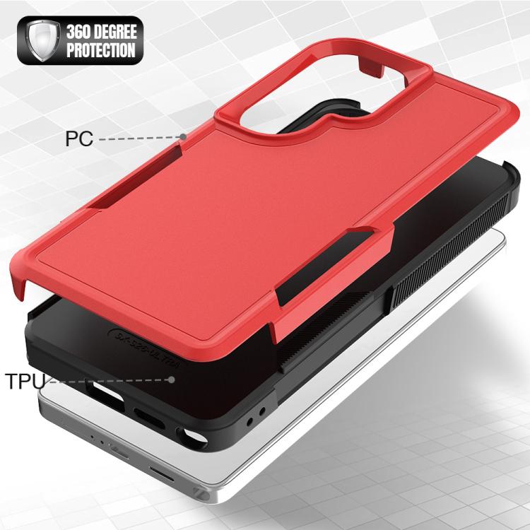 For Samsung Galaxy S26 Ultra 5G 2 in 1 PC + TPU Phone Case
