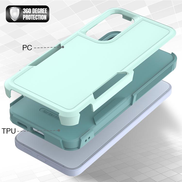 For Samsung Galaxy S25+ 5G 2 in 1 PC + TPU Phone Case