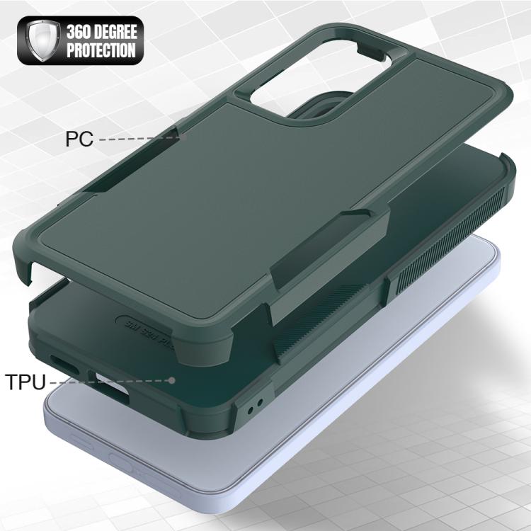 For Samsung Galaxy S25+ 5G 2 in 1 PC + TPU Phone Case
