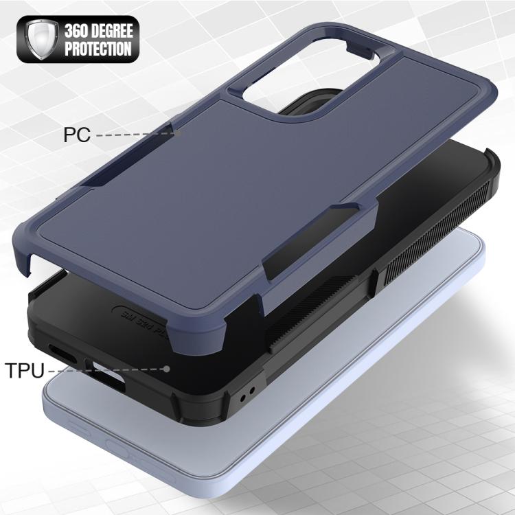 For Samsung Galaxy S25+ 5G 2 in 1 PC + TPU Phone Case