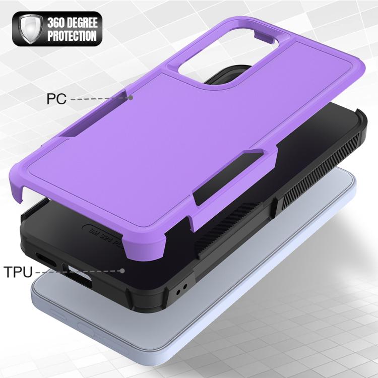 For Samsung Galaxy S25+ 5G 2 in 1 PC + TPU Phone Case