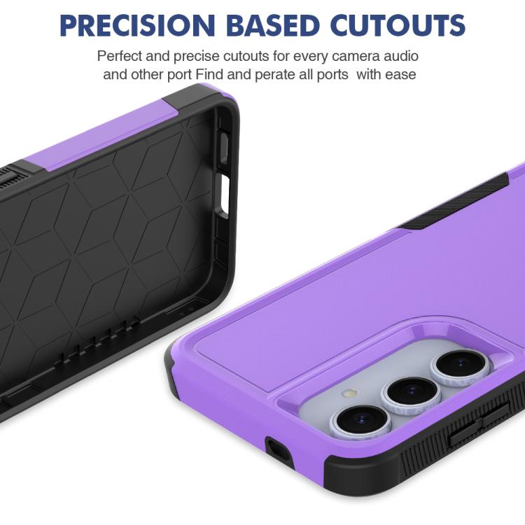 For Samsung Galaxy S25+ 5G 2 in 1 PC + TPU Phone Case