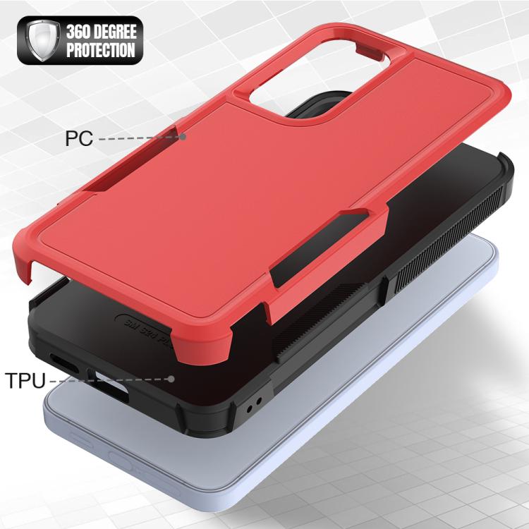 For Samsung Galaxy S25+ 5G 2 in 1 PC + TPU Phone Case