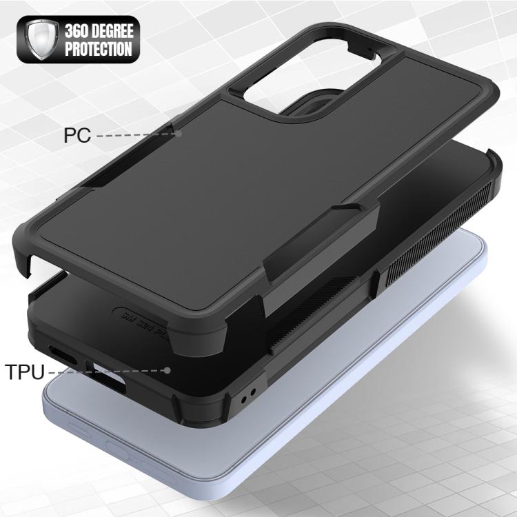 For Samsung Galaxy S25+ 5G 2 in 1 PC + TPU Phone Case