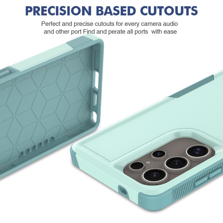For Samsung Galaxy S25 Ultra 5G 2 in 1 PC + TPU Phone Case