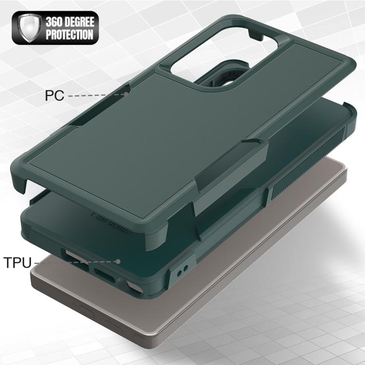 For Samsung Galaxy S25 Ultra 5G 2 in 1 PC + TPU Phone Case