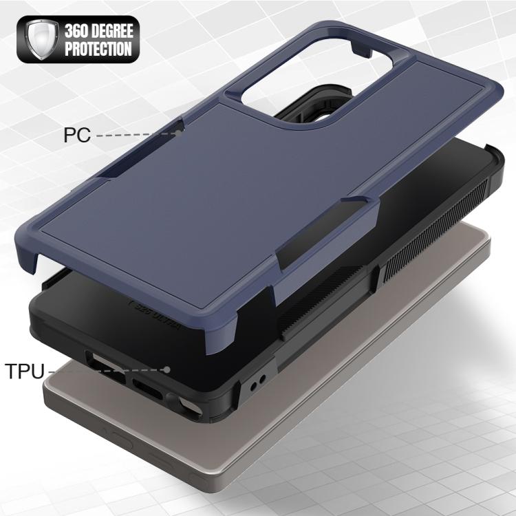 For Samsung Galaxy S25 Ultra 5G 2 in 1 PC + TPU Phone Case