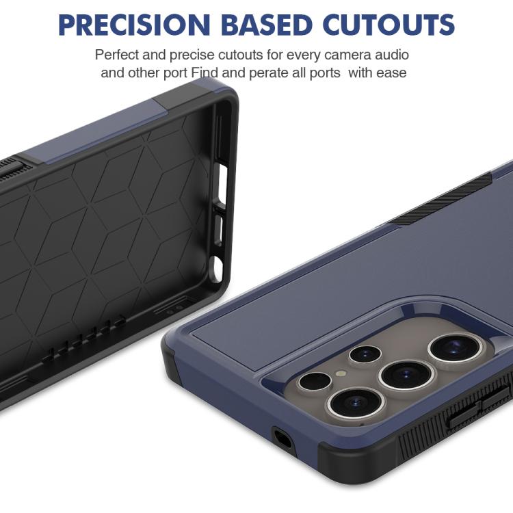 For Samsung Galaxy S25 Ultra 5G 2 in 1 PC + TPU Phone Case