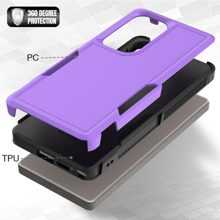 For Samsung Galaxy S25 Ultra 5G 2 in 1 PC + TPU Phone Case