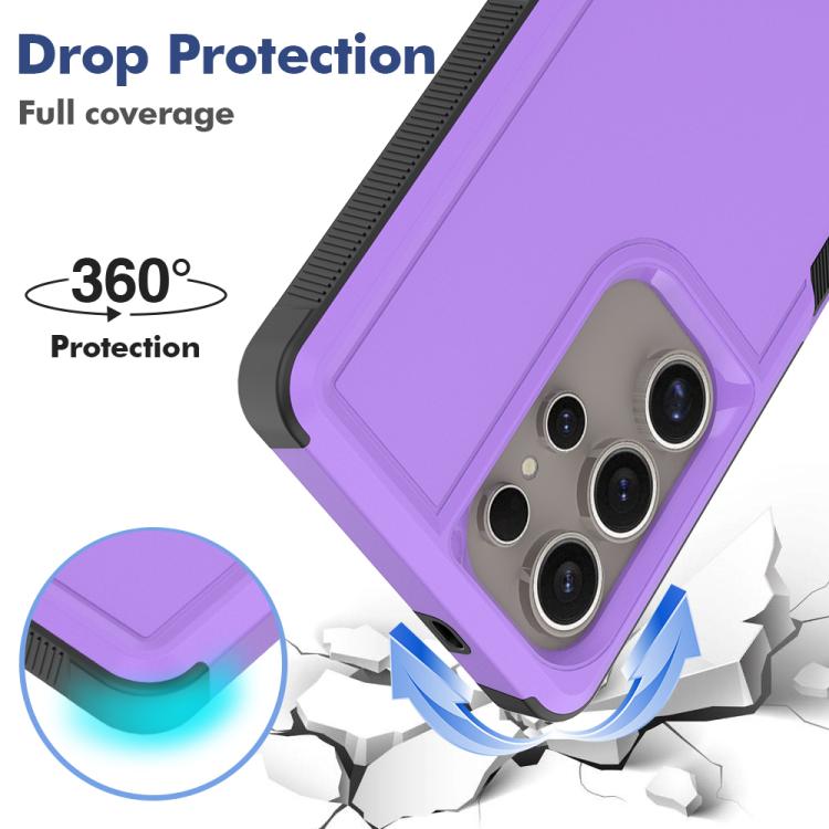 For Samsung Galaxy S25 Ultra 5G 2 in 1 PC + TPU Phone Case