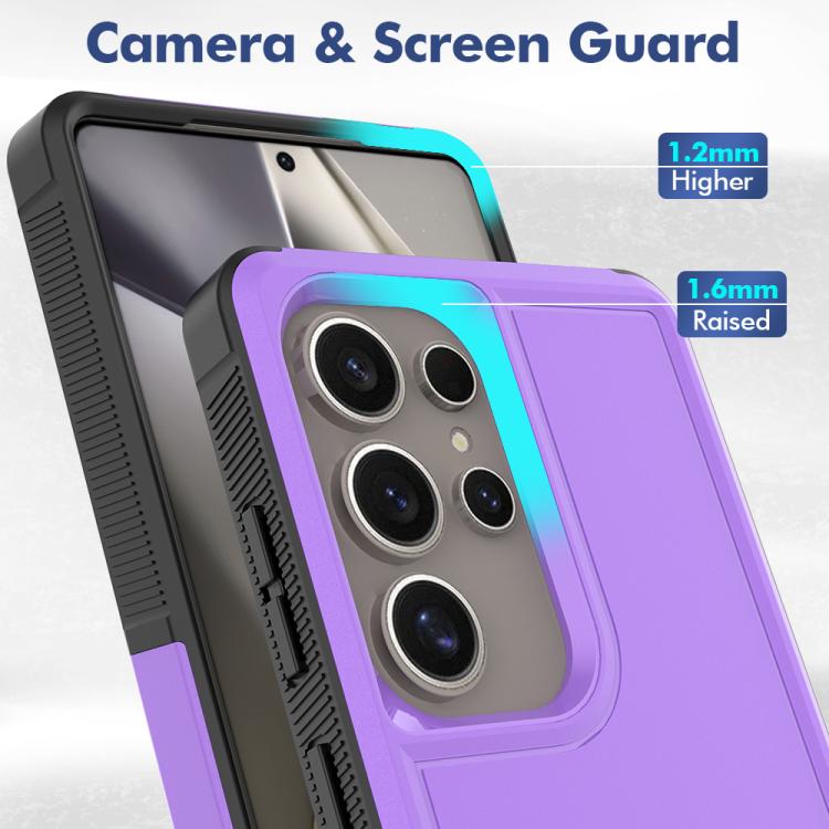 For Samsung Galaxy S25 Ultra 5G 2 in 1 PC + TPU Phone Case