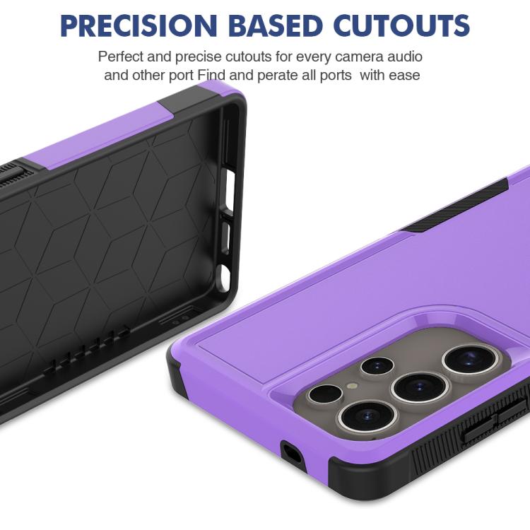 For Samsung Galaxy S25 Ultra 5G 2 in 1 PC + TPU Phone Case