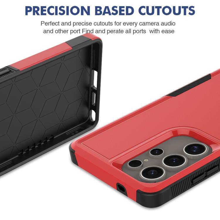 For Samsung Galaxy S25 Ultra 5G 2 in 1 PC + TPU Phone Case