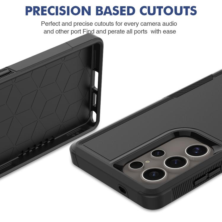 For Samsung Galaxy S25 Ultra 5G 2 in 1 PC + TPU Phone Case