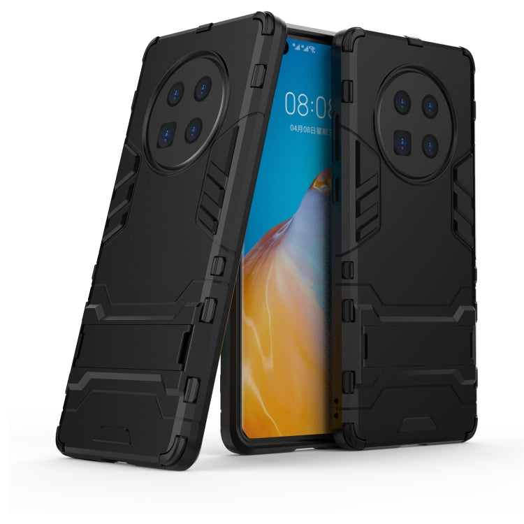 For Huawei Mate 40 PC + TPU Two-in-one Invisible Bracket Shockproof Protective Case