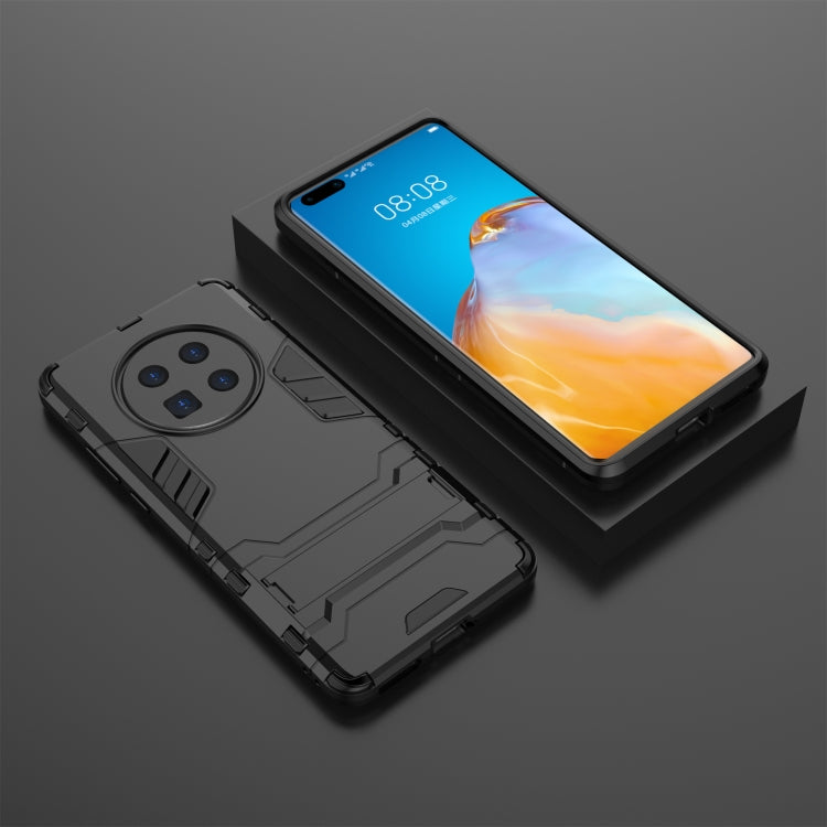 For Huawei Mate 40 PC + TPU Two-in-one Invisible Bracket Shockproof Protective Case