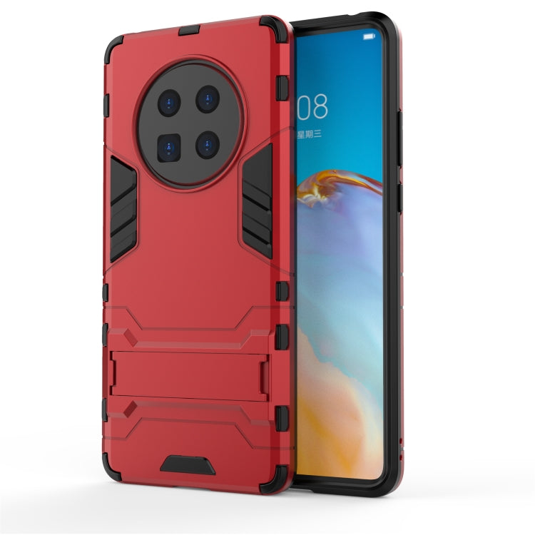 For Huawei Mate 40 PC + TPU Two-in-one Invisible Bracket Shockproof Protective Case