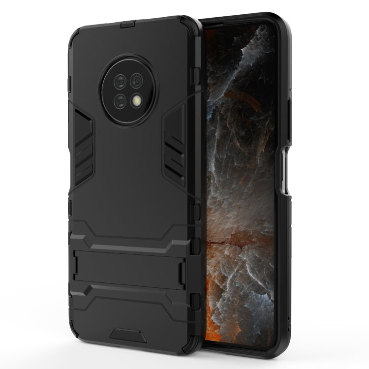 For Huawei Enjouy 20 Plus PC + TPU Two-in-one Invisible Bracket Shockproof Protective Case