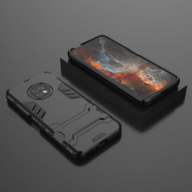 For Huawei Enjouy 20 Plus PC + TPU Two-in-one Invisible Bracket Shockproof Protective Case