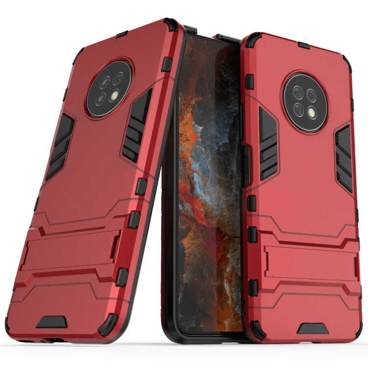 For Huawei Enjouy 20 Plus PC + TPU Two-in-one Invisible Bracket Shockproof Protective Case