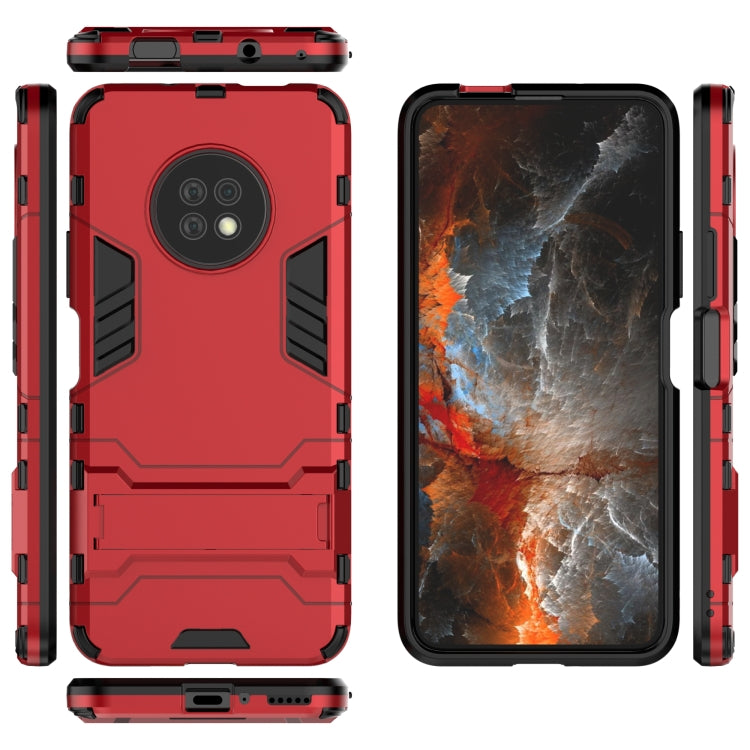 For Huawei Enjouy 20 Plus PC + TPU Two-in-one Invisible Bracket Shockproof Protective Case