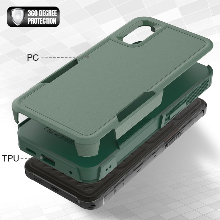 For Samsung Galaxy XCover7 2 in 1 PC + TPU Phone Case