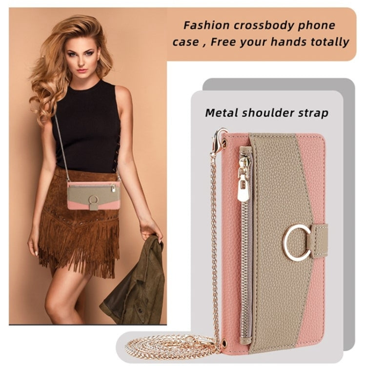 For Redmi 13 4G Crossbody Litchi Texture Leather Phone Case