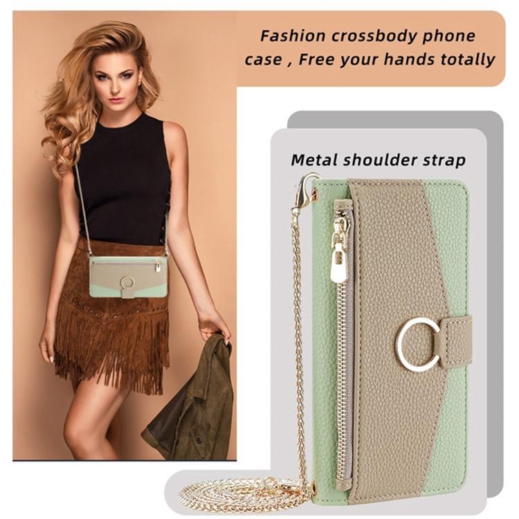 For Redmi Note 14S 4G Crossbody Litchi Texture Leather Phone Case