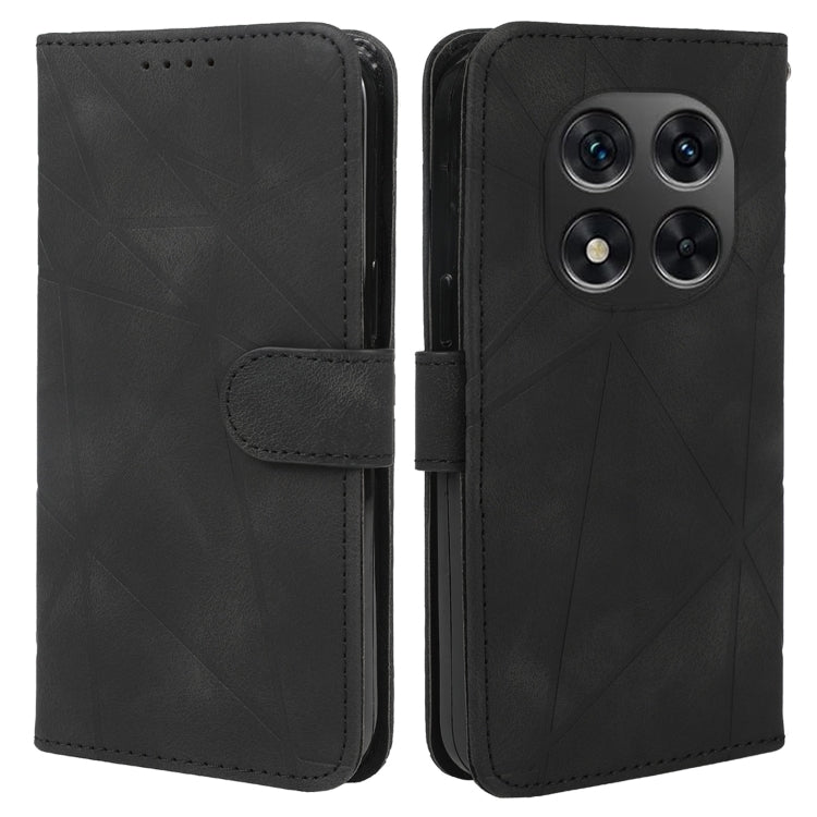 For Redmi Note 14 Pro 5G Skin Feel Geometric Lines Leather Phone Case