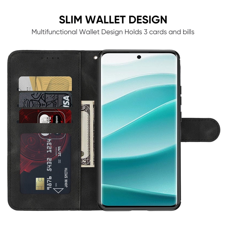 For Redmi Note 14 Pro 5G Skin Feel Geometric Lines Leather Phone Case