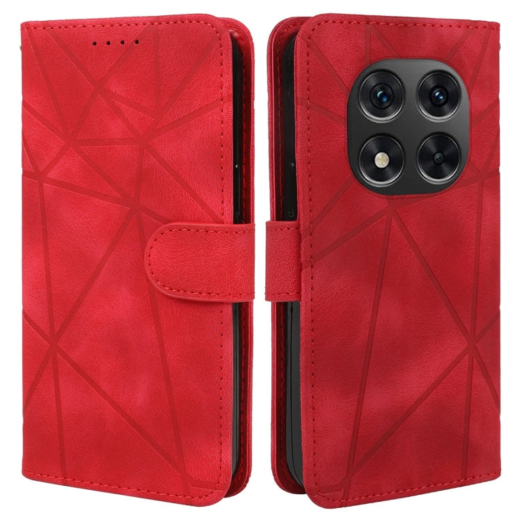 For Redmi Note 14 Pro 5G Skin Feel Geometric Lines Leather Phone Case