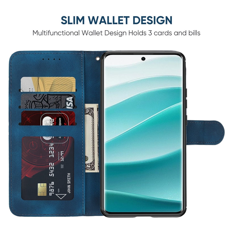 For Redmi Note 14 Pro 5G Skin Feel Geometric Lines Leather Phone Case