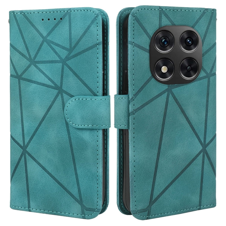 For Redmi Note 14 Pro 5G Skin Feel Geometric Lines Leather Phone Case