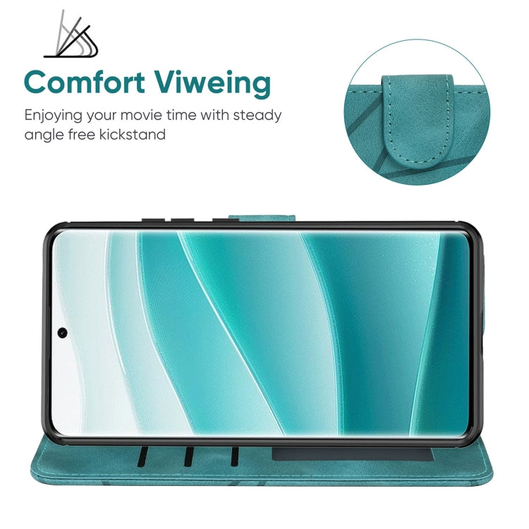 For Redmi Note 14 Pro 5G Skin Feel Geometric Lines Leather Phone Case