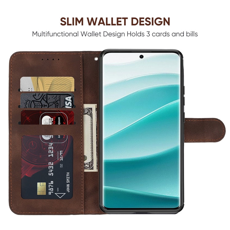 For Redmi Note 14 Pro 5G Skin Feel Geometric Lines Leather Phone Case