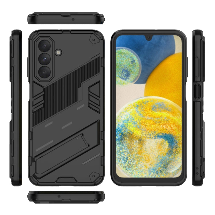 For Samsung Galaxy A26 5G Punk Armor 2 in 1 PC + TPU Shockproof Phone Case with Invisible Holder