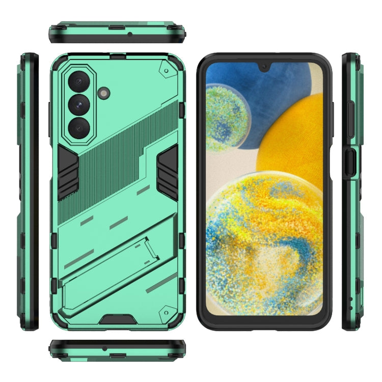 For Samsung Galaxy A26 5G Punk Armor 2 in 1 PC + TPU Shockproof Phone Case with Invisible Holder